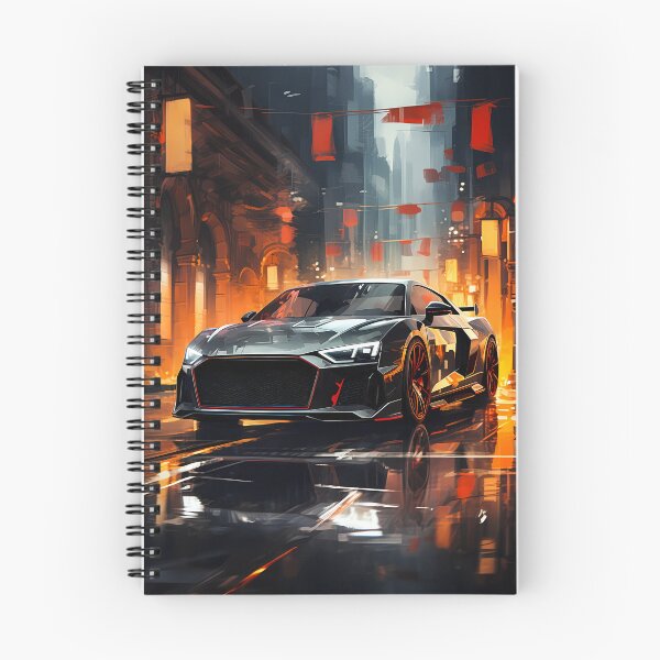 Item preview, Futuristic city lights wrapping around a slammed sports car designed and sold by RevUpDesign.
