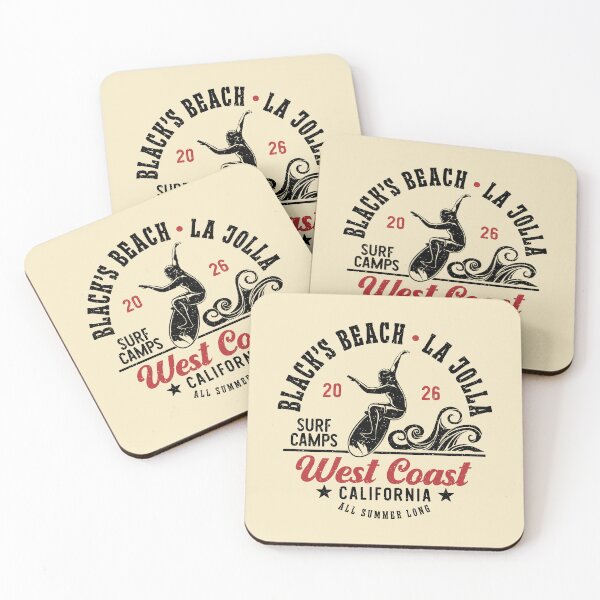 Item preview, Black's Beach Surf Camp Surfing La Jolla San Diego California designed and sold by eclecTEEq.