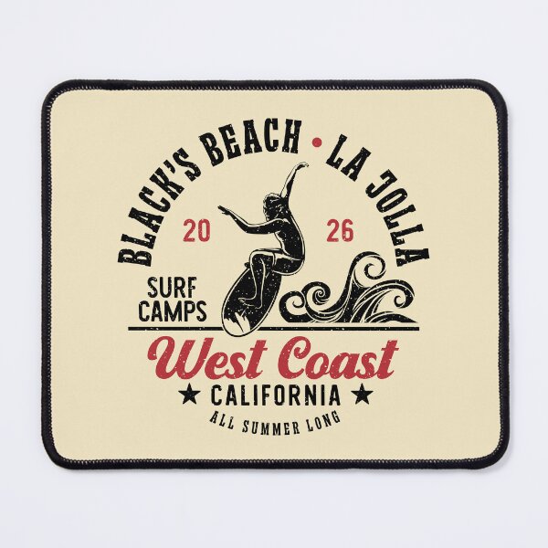 Item preview, Black's Beach Surf Camp Surfing La Jolla San Diego California designed and sold by eclecTEEq.