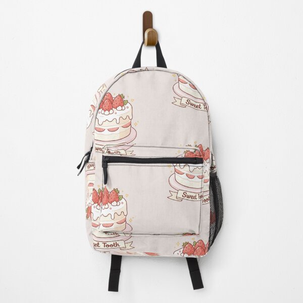 Item preview, Sweet Tooth Kawaii Strawberry Cake - Cute Dessert Minimalist Art designed and sold by Tidarat-27.