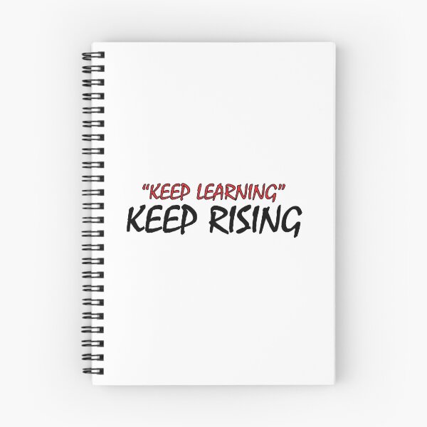Item preview, keep learning  keep rising designed and sold by Positive Mindzet!.