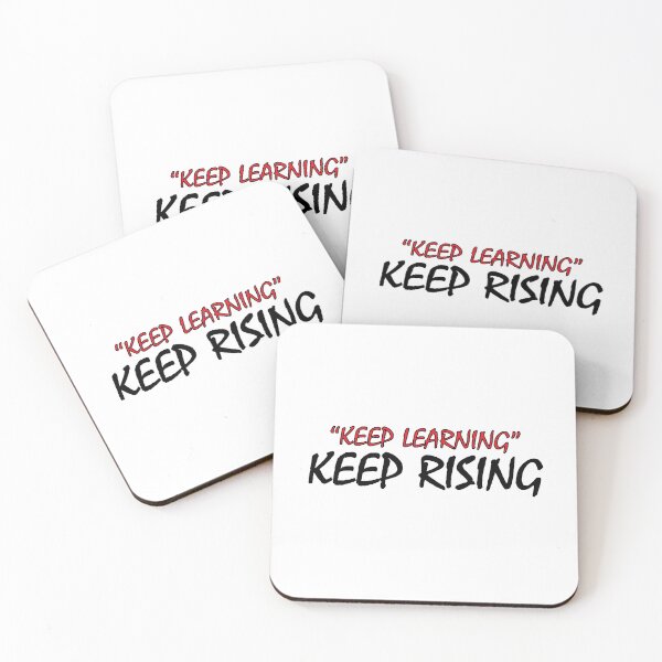 Item preview, keep learning  keep rising designed and sold by Positive Mindzet!.