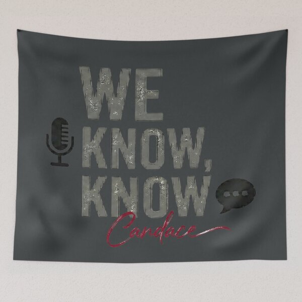 Item preview, WE KNOW, KNOW - Candace - Political Commentary Fan Art - Red - Onyx edition designed and sold by Miss Cutie Designs.