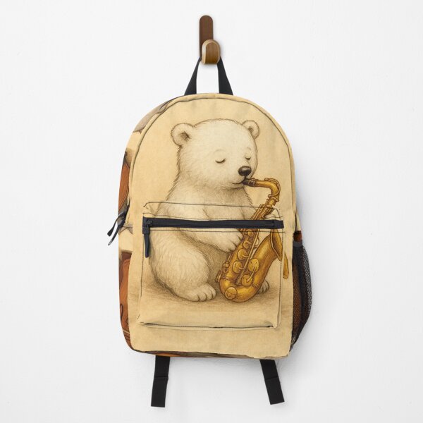Item preview, playing saxophone and double bass designed and sold by Mauswohn.
