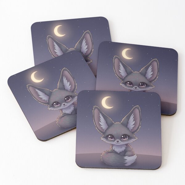 Item preview, Dark Kawaii Fennec Fox designed and sold by BloodMoonDesigns.