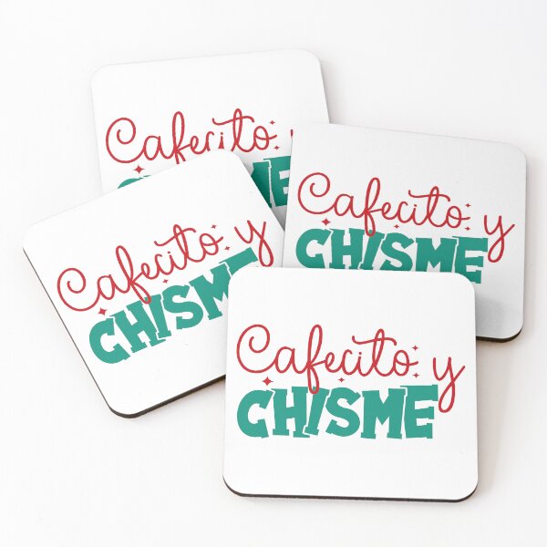 Item preview, Cafecito y Chisme – Latina AF Vibes | Hispanic Culture Sticker designed and sold by Suzy Perez Art.