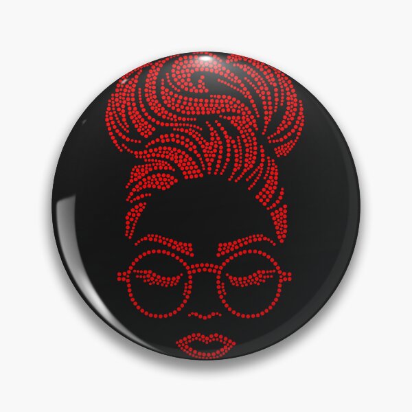 Artikelvorschau, Glamorous Red Dotted Woman Face Art entworfen und verkauft von CoolstoffStudio.