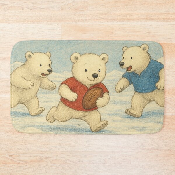 Item preview, Playing rugby with friends designed and sold by Mauswohn.