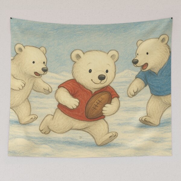 Item preview, Playing rugby with friends designed and sold by Mauswohn.
