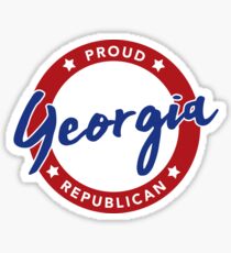 Proud Georgia Republican Sticker