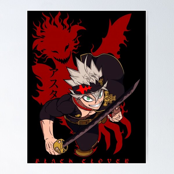 Asta Black Clover Posters for Sale | Redbubble