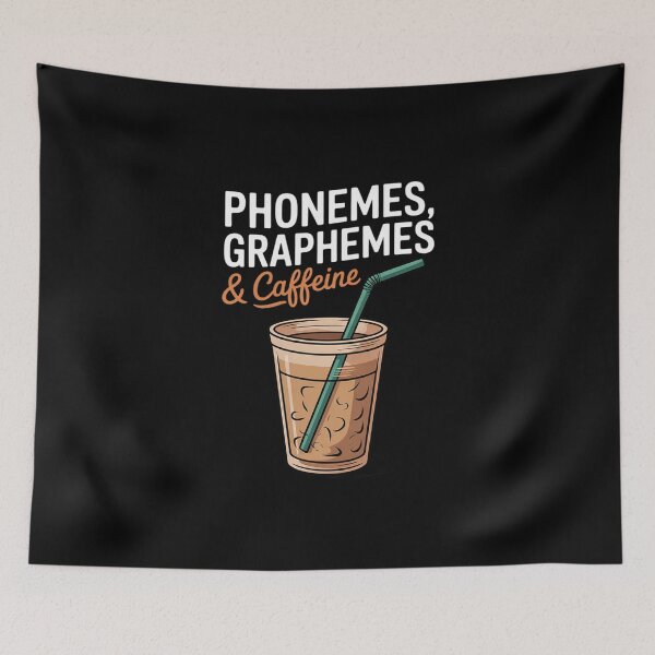 Item preview, Phonemes Graphemes & Caffeine Teacher Back to School  designed and sold by MathisBellanger.