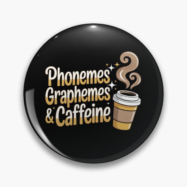 Item preview, Phonemes Graphemes and Caffeine Coffee Lover Reading  designed and sold by MicanCuteStore.
