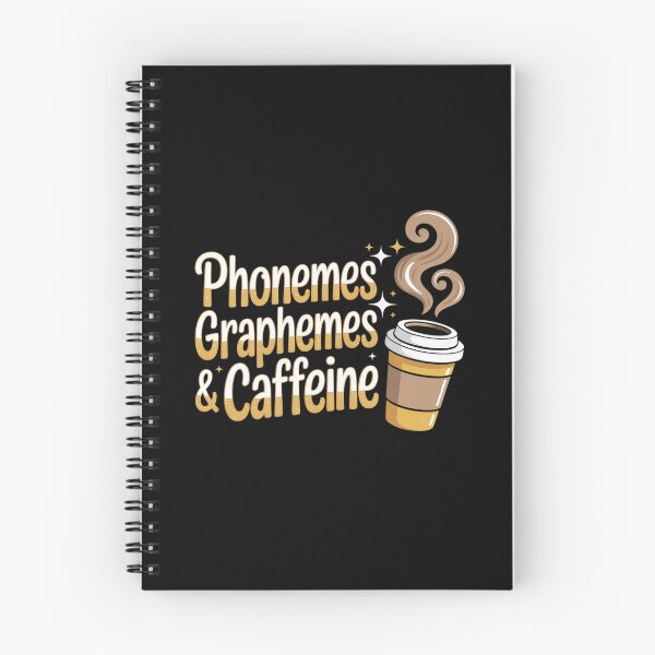 Item preview, Phonemes Graphemes and Caffeine Coffee Lover Reading  designed and sold by MicanCuteStore.