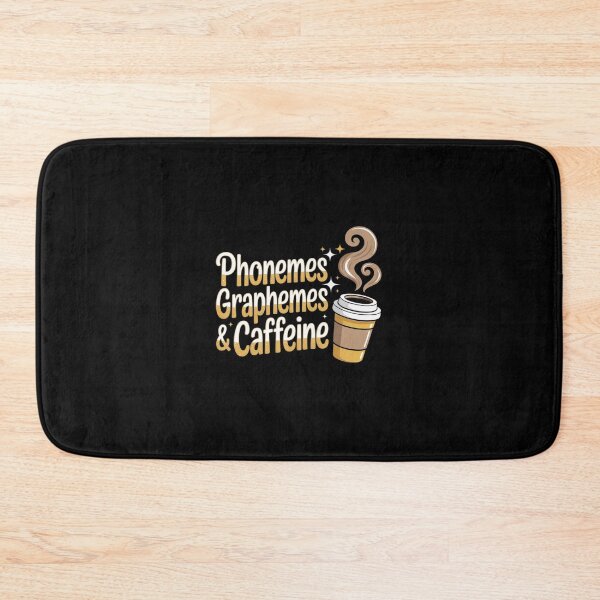 Item preview, Phonemes Graphemes and Caffeine Coffee Lover Reading  designed and sold by MicanCuteStore.