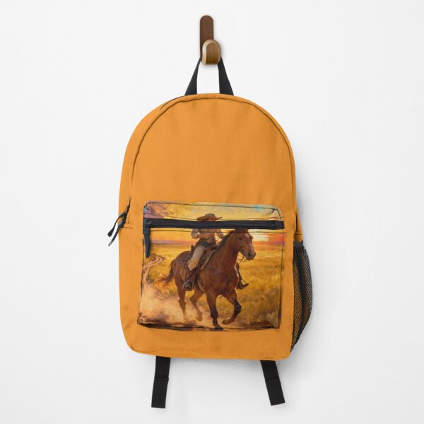 Item preview, Cowgirl Sunset Ride – Western spirit meets surreal prairie vibes full of color and freedom designed and sold by FotoworldEdel.