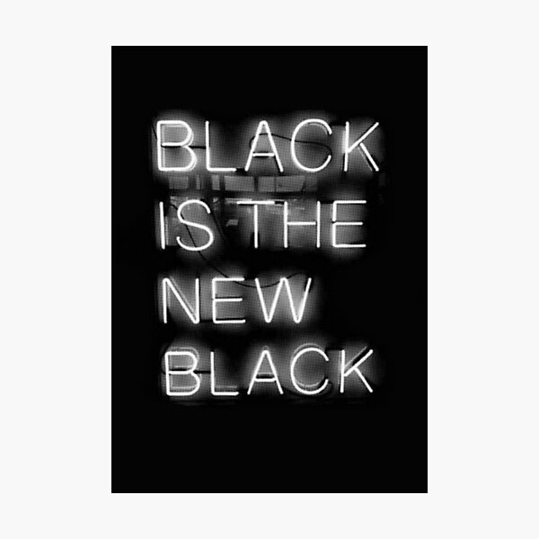 Item preview, Black Is The New Black designed and sold by wastenan.