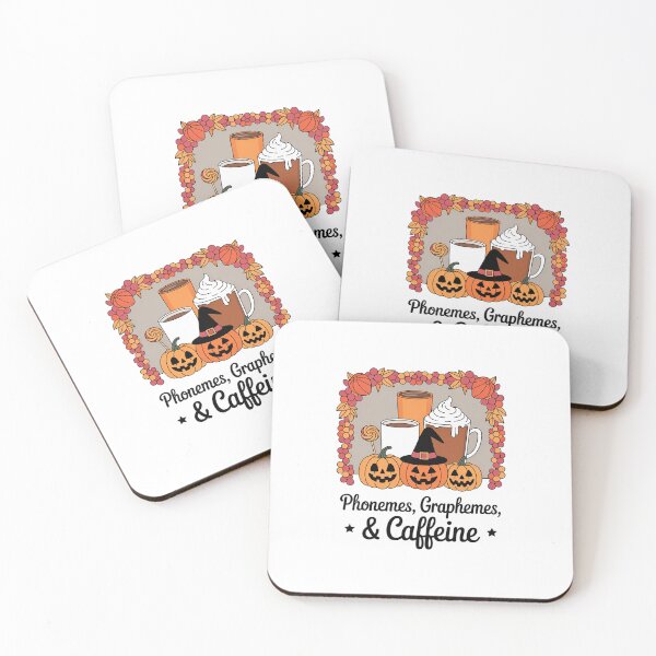 Item preview, Phonemes Graphemes and Caffeine Coffee Teacher Halloween T  designed and sold by MathisBellanger.