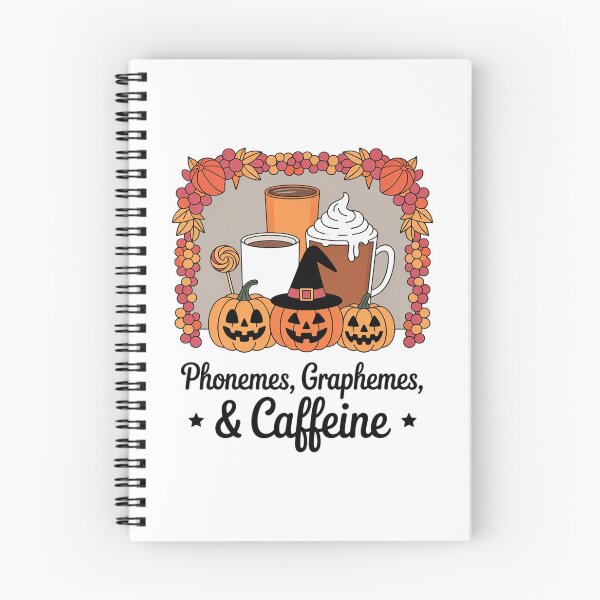 Item preview, Phonemes Graphemes and Caffeine Coffee Teacher Halloween T  designed and sold by MathisBellanger.
