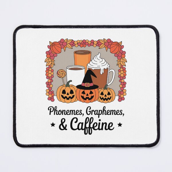 Item preview, Phonemes Graphemes and Caffeine Coffee Teacher Halloween T designed and sold by MathisBellanger.
