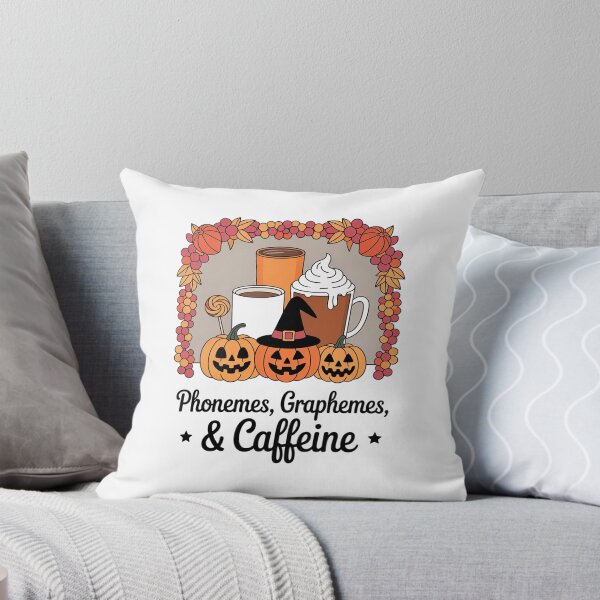Item preview, Phonemes Graphemes and Caffeine Coffee Teacher Halloween T  designed and sold by MathisBellanger.