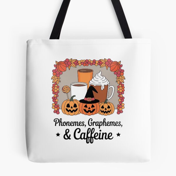 Item preview, Phonemes Graphemes and Caffeine Coffee Teacher Halloween T  designed and sold by MathisBellanger.