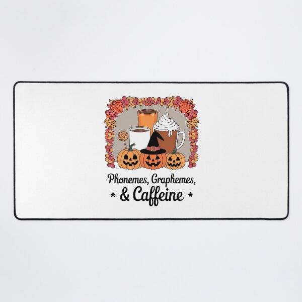 Item preview, Phonemes Graphemes and Caffeine Coffee Teacher Halloween T  designed and sold by MathisBellanger.