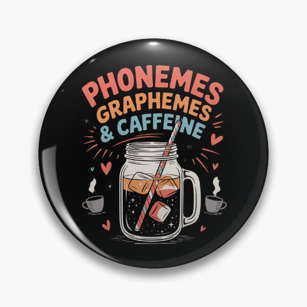 Item preview, Phonemes Graphemes and Caffeine Coffee Teacher0  designed and sold by MicanCuteStore.