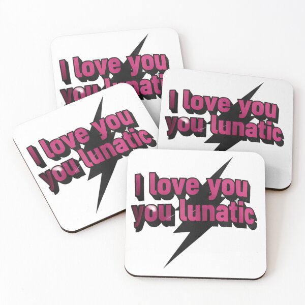 Item preview, I Love You Lunatic! — Emo Rock Aesthetic & Neon E-Girl Statement designed and sold by JanRizz.