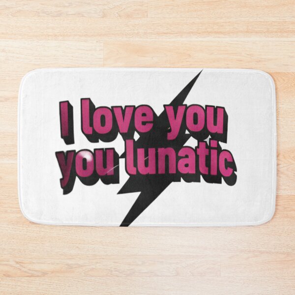 Item preview, I Love You Lunatic! — Emo Rock Aesthetic & Neon E-Girl Statement designed and sold by JanRizz.