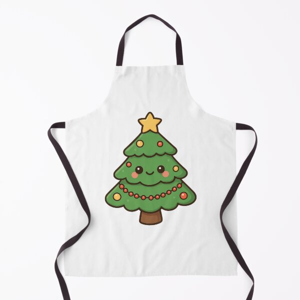 Item preview, Cute Christmas Tree – Kawaii Holiday Tree Illustration designed and sold by Art-Tacos.