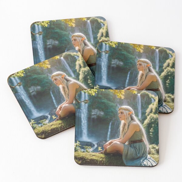 Item preview, Magical Elf’s Land Beside the Whispering Falls designed and sold by BlareBlare.