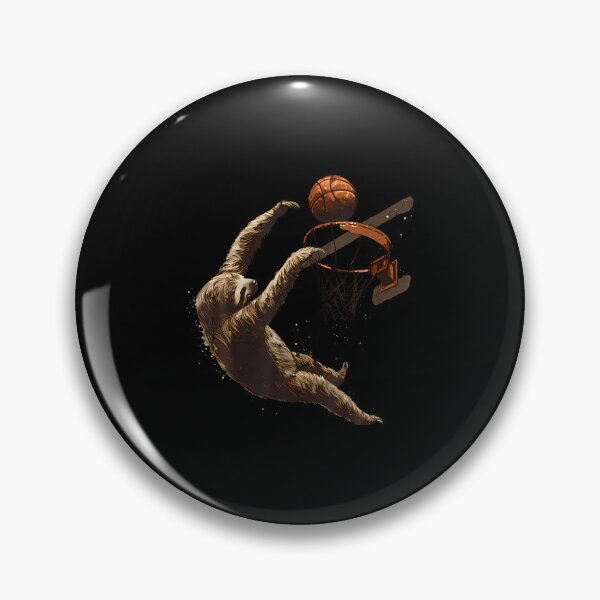 Item preview, Basketball Artwork Drawing Basketball Lover Sloth Slam Dunk designed and sold by KathleenEliza.
