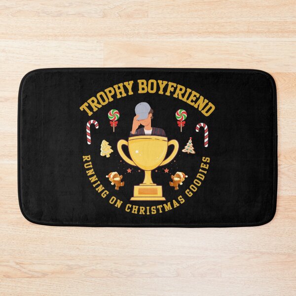 Item preview, Trophy Boyfriend Running On Christmas Goodies Funny Xmas Gift designed and sold by AnaPixMar.
