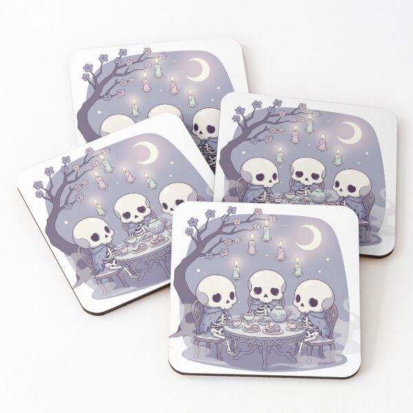 Item preview, Dark Kawaii Tea Party designed and sold by BloodMoonDesigns.