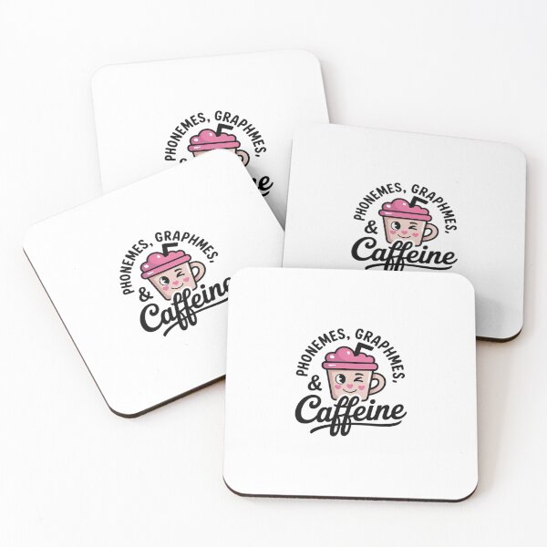 Item preview, Phonemes Graphemes and Caffeine Reading Back to Schoo21  designed and sold by MicanCuteStore.