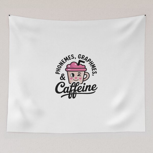 Item preview, Phonemes Graphemes and Caffeine Reading Back to Schoo21  designed and sold by MicanCuteStore.