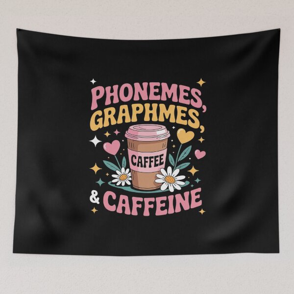 Item preview, Phonemes Graphemes and Caffeine Reading Back to Schoo22  designed and sold by MathisBellanger.