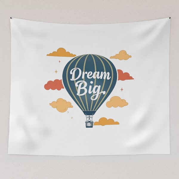 Item preview, Dream Big Hot Air Balloon designed and sold by Kavya Art.