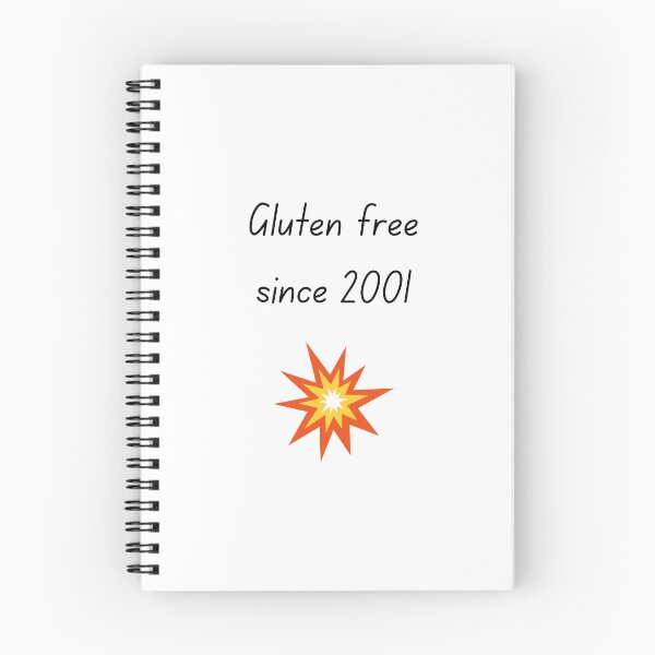 Item preview, Gluten Free Since 2001 – Bold Collision Bang Emoji Graphic Typography Design designed and sold by My Gluten Free Life UK.