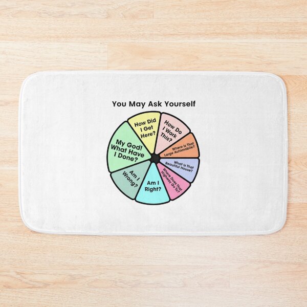 Item preview, You May Ask Yourself • Once In A Lifetime Pie Chart designed and sold by Marbleroad.