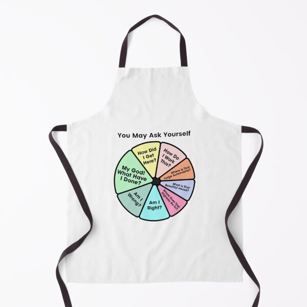Item preview, You May Ask Yourself • Once In A Lifetime Pie Chart designed and sold by Marbleroad.