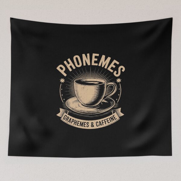 Item preview, Phonemes Graphemes and Caffeine Reading Back to Schoo25  designed and sold by MicanCuteStore.