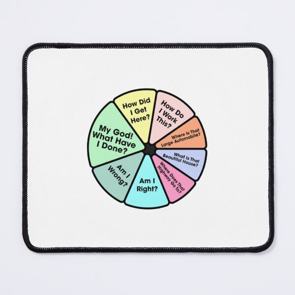 Item preview, You May Ask Yourself • Once In A Lifetime Pie Chart designed and sold by Marbleroad.