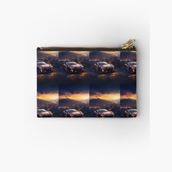 Item preview, Sunset city backdrop contrasts with an aggressive street supercar designed and sold by RevUpDesign.
