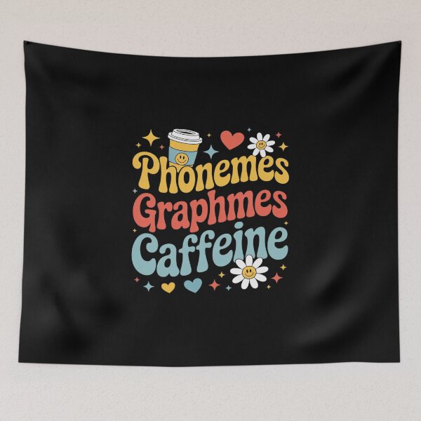 Item preview, Phonemes Graphemes and Caffeine Reading Back to Schoo27  designed and sold by MicanCuteStore.