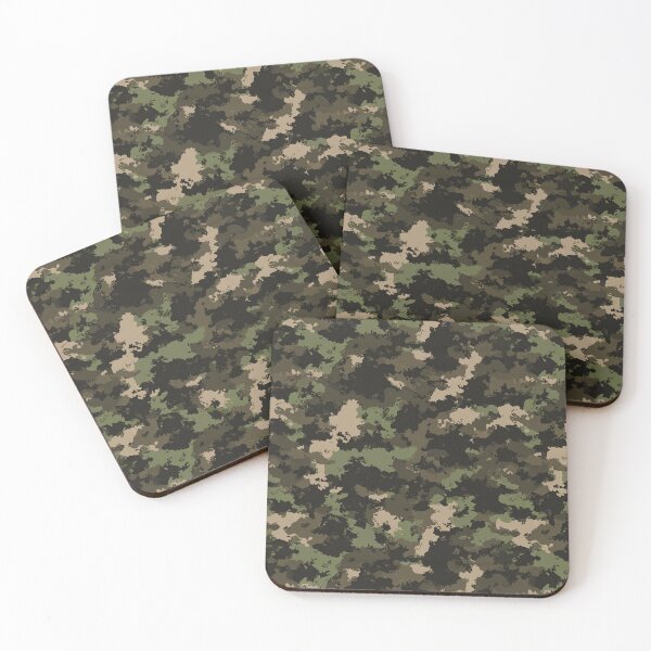 Item preview, Edgy Pixeled Camouflage Pattern For Camping Gear Lover designed and sold by RoyalStarsPatts.