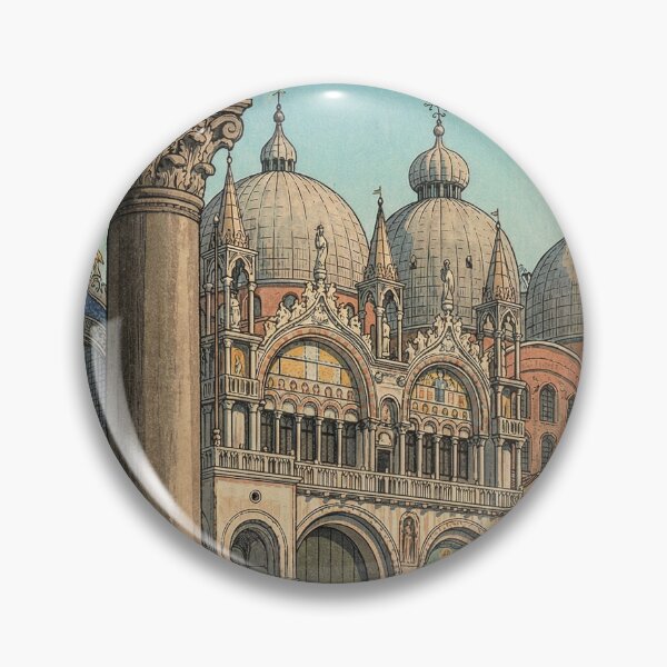 Item preview, St Marks Basilica Japanese Woodblock Print designed and sold by Takeda-art.