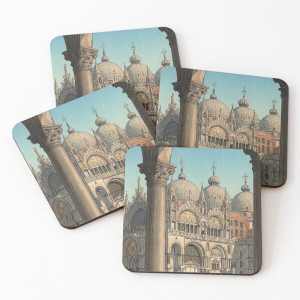 Item preview, St Marks Basilica Japanese Woodblock Print designed and sold by Takeda-art.