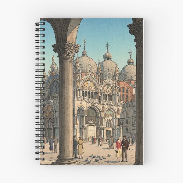 Item preview, St Marks Basilica Japanese Woodblock Print designed and sold by Takeda-art.